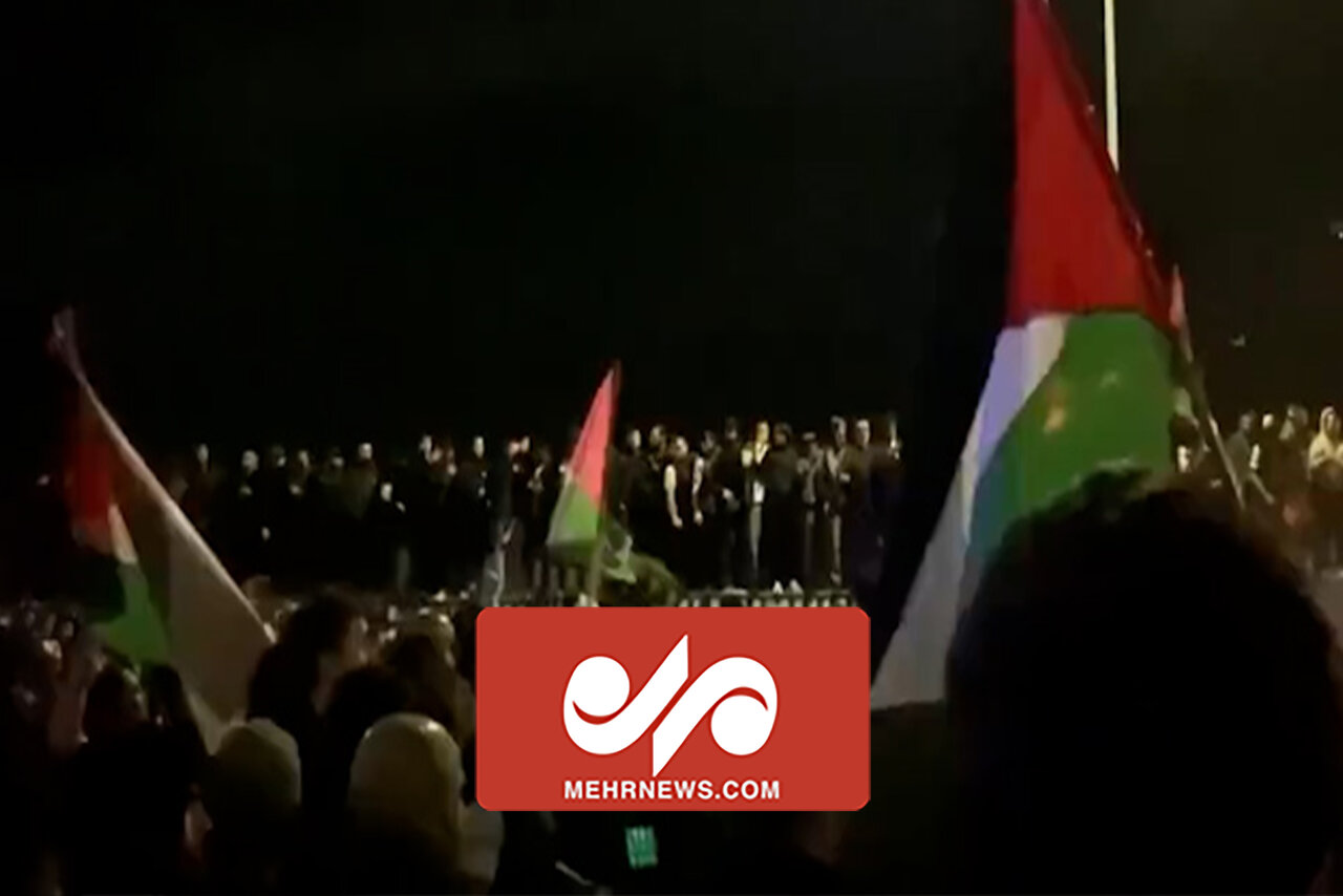 تظاهرات حمایت از فلسطین در داغستان