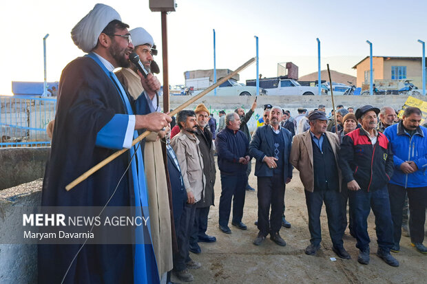 تجمع دامداران بجنوردی علیه صهیونیست و دفاع از مردم مظلوم فلسطین