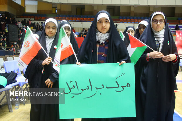 
Pro-Gaza gathering in Tabriz