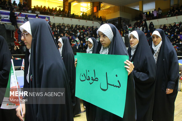 
Pro-Gaza gathering in Tabriz