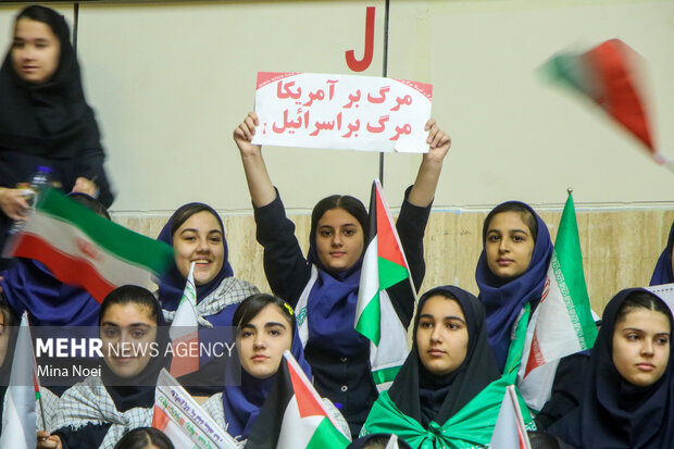 
Pro-Gaza gathering in Tabriz