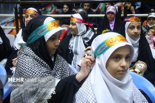 
Pro-Gaza gathering in Tabriz