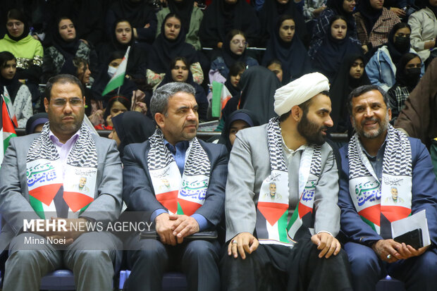 
Pro-Gaza gathering in Tabriz