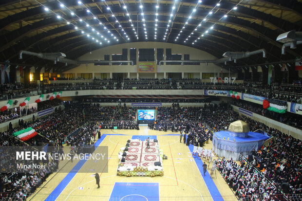 
Pro-Gaza gathering in Tabriz