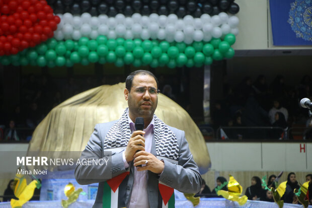 
Pro-Gaza gathering in Tabriz