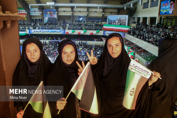 
Pro-Gaza gathering in Tabriz