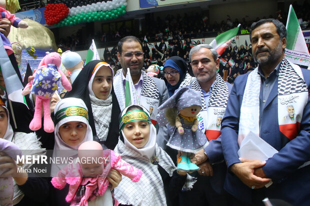 
Pro-Gaza gathering in Tabriz