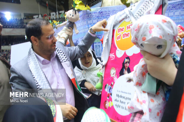 
Pro-Gaza gathering in Tabriz