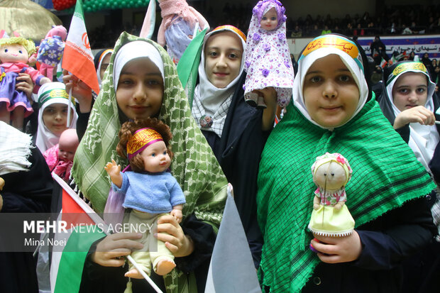 
Pro-Gaza gathering in Tabriz