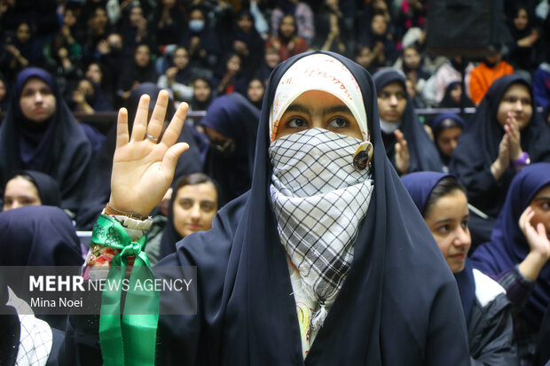 
Pro-Gaza gathering in Tabriz