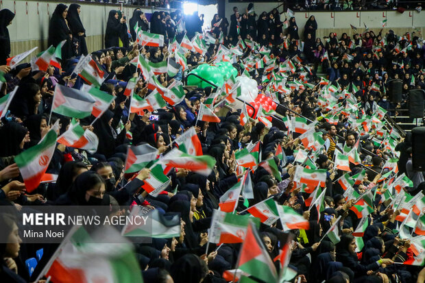 
Pro-Gaza gathering in Tabriz