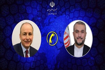 Iran, Ireland foreign ministers discuss Palestine situation