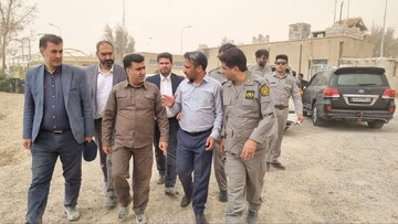معاون رییس جمهور از محل ورودی آب از افغانستان به ایران بازدید کرد