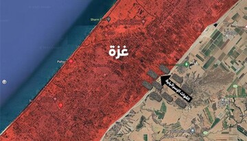 عملیات تانک‌های ارتش رژیم صهیونیستی برای قطع ارتباط مناطق جنوبی از شمال غزه+ نقشه