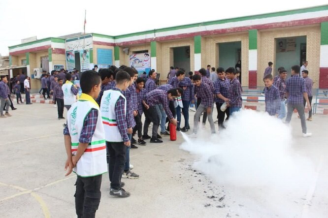 مانور پدافند غیرعامل در شبانکاره برگزار شد