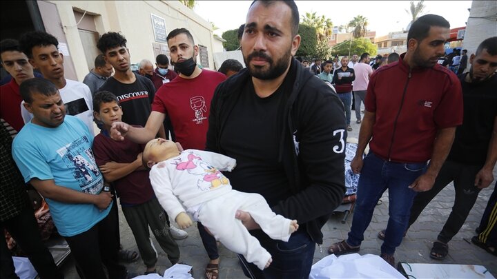 اسرائیلی جارحیت جاری، 2580 فلسطینی شہید،7667 زخمی/ اسرائیل پر مقدمہ چلانے کا مطالبہ