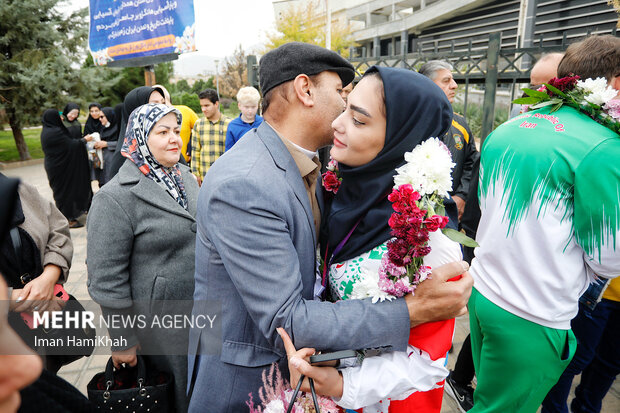 مراسم استقبال از مدال آوران پاراآسیایی هانگژو در همدان