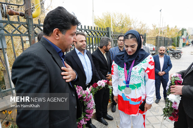 مراسم استقبال از مدال آوران پاراآسیایی هانگژو در همدان