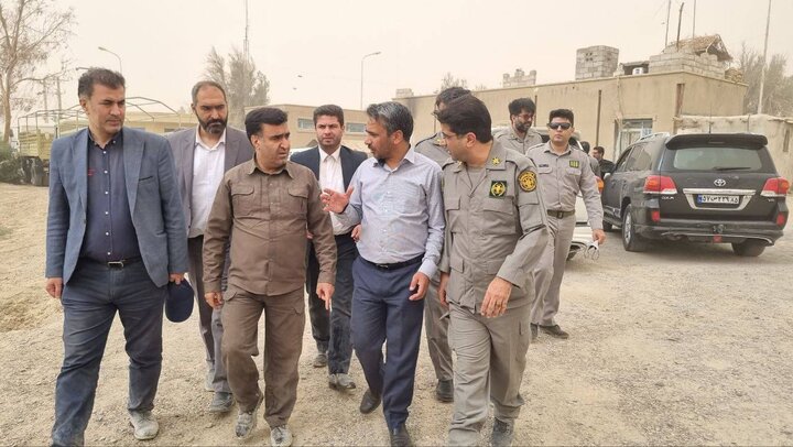معاون رییس جمهور از محل ورودی آب از افغانستان به ایران بازدید کرد