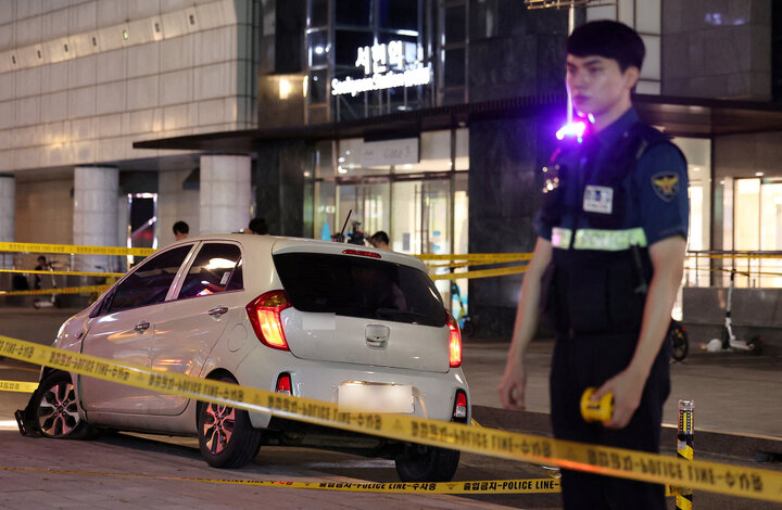 چاقوکشی بیرون دفتر ریاست جمهور کره جنوبی/ ۲ افسر پلیس زخمی شدند