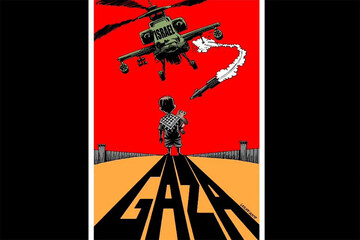 آثاری که مظلومیت «غزه» را تصویر کردند/ ذات کاریکاتور تاثیرگذاری است