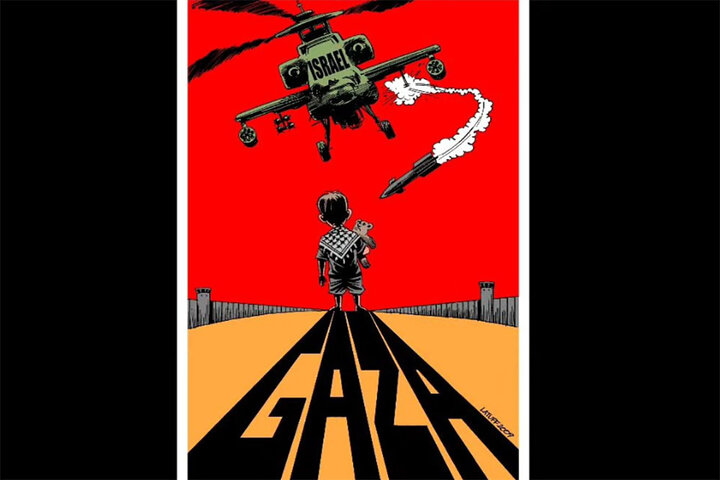 آثاری که مظلومیت «غزه» راتصویر کردند/ذات کاریکاتور تاثیرگذاری است