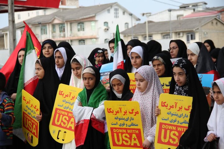 اجتماع مادران و کودکان آستارایی در پی جنایات رژیم اشغالگر قدس