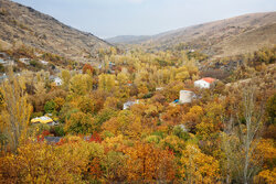 Picturesque autumn nature in Iran's Hamedan