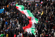 Iranians commemorating nat'l day of fighting Global Arrogance