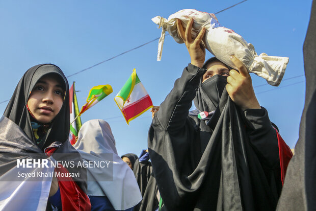 راهپیمایی 13 آبان در اهواز