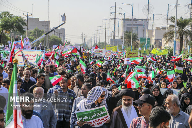 راهپیمایی 13 آبان در اهواز