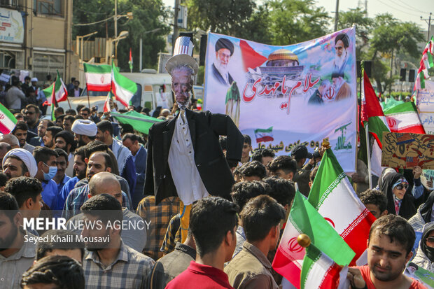 راهپیمایی ۱۳ آبان در اهواز