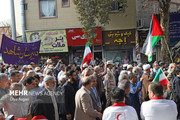 راهپیمایی یوم‌الله ۱۳ آبان در گرگان