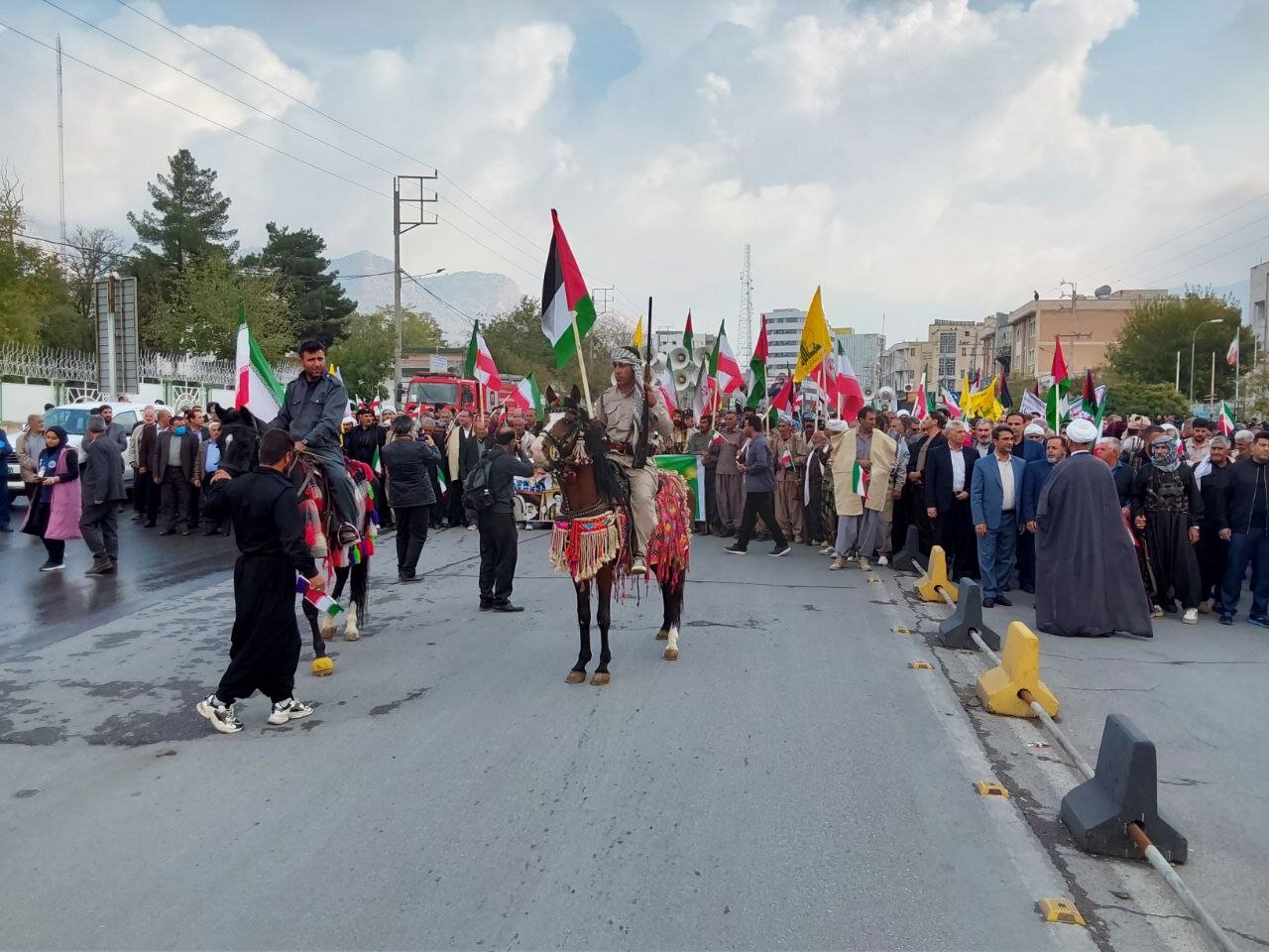 تظاهرات مردم ایلام در محکومیت رژیم صهیونیستی برگزار شد
