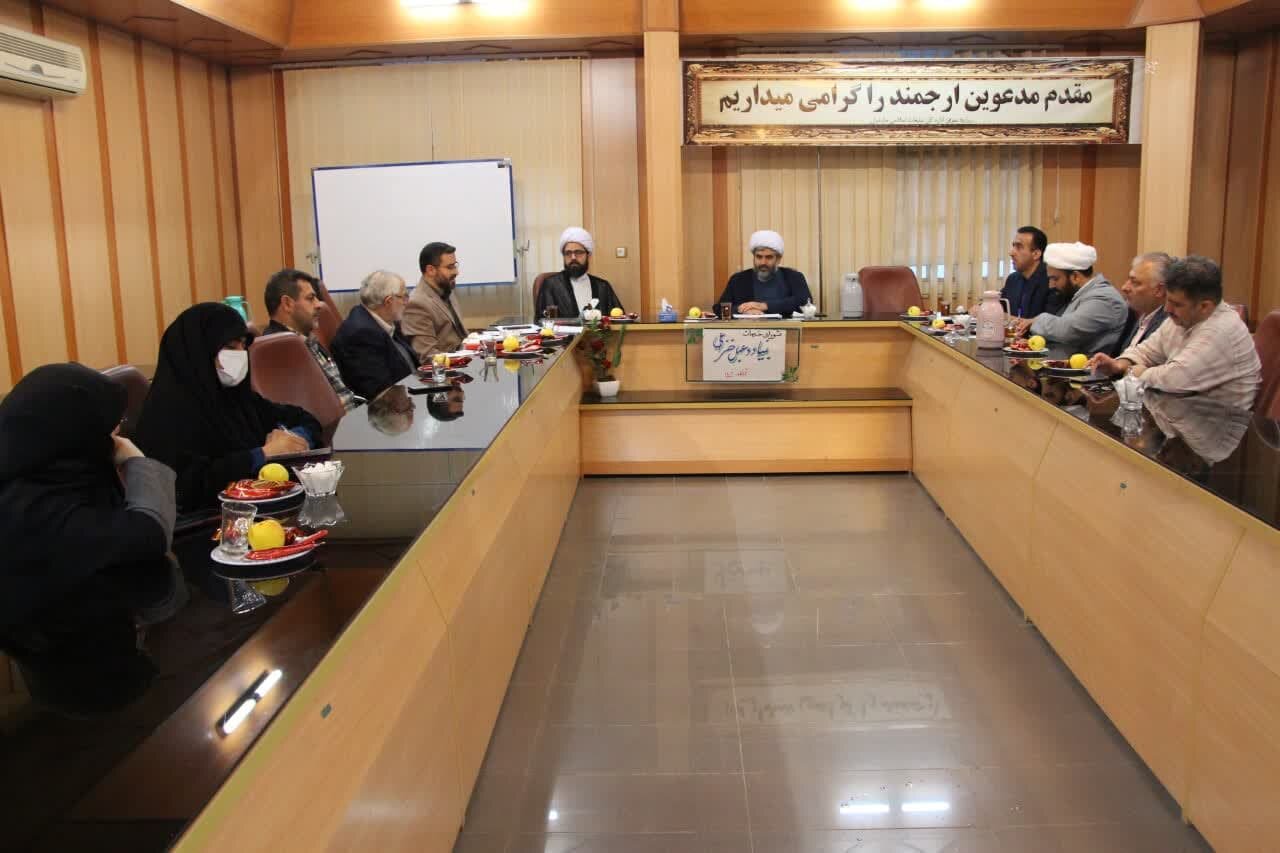 جلسه شورای خدمات بنیاد دعبل در مازندران برگزار شد