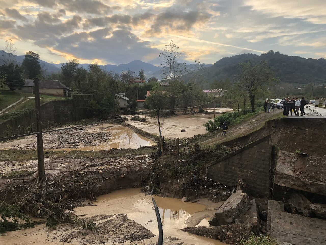 آخرین خبرها از وقوع سیل در ۷ شهرستان گیلان