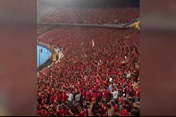 Mısır'ın El-Ahli Stadı'nda Filistin'e destek sloganı atıldı