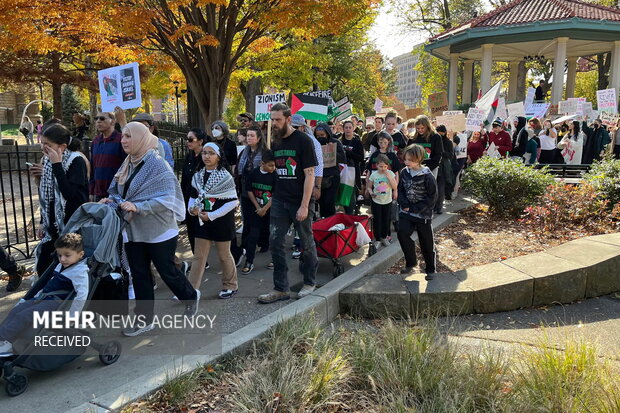 اعتراضات گسترده در واشنگتن علیه دیدار با نتانیاهو در کاخ سفید