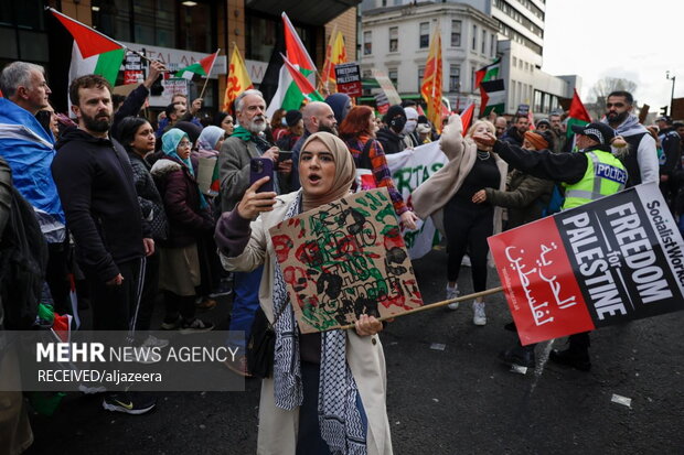 تظاهرات جهانی در حمایت از مردم مظلوم فلسطین