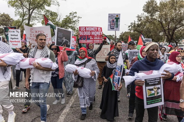 تظاهرات جهانی در حمایت از مردم مظلوم فلسطین