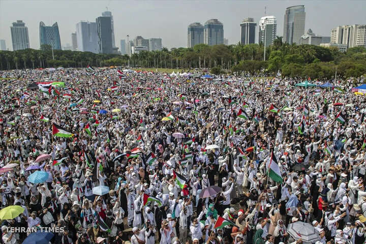 Millions, including 2 million Indonesians, rally around the world in support of Palestine