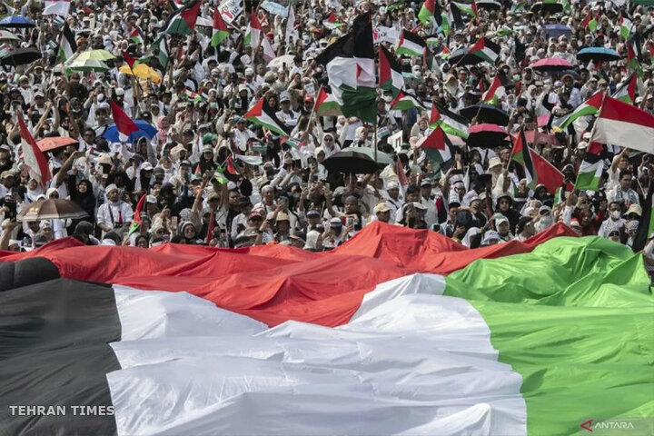 Millions, including 2 million Indonesians, rally around the world in support of Palestine