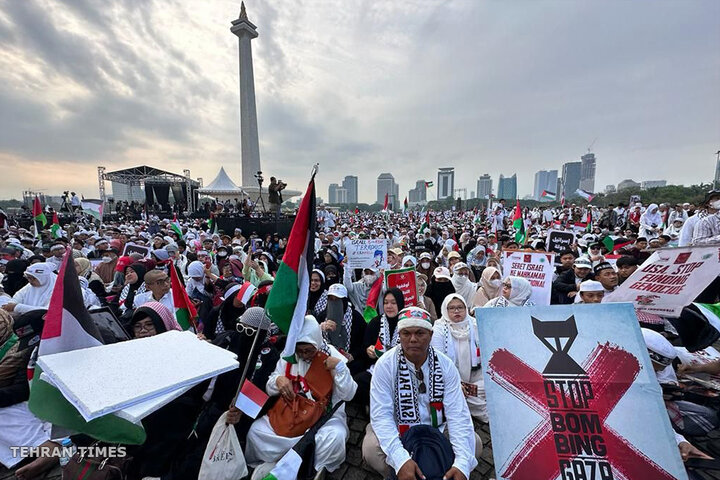 Millions, including 2 million Indonesians, rally around the world in support of Palestine