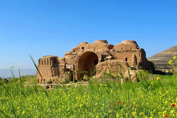 پایان مرمت کاخ اردشیر در فیروزآباد