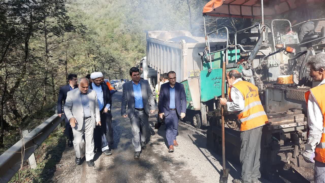 آغاز اجرای فاز سوم پروژه روکش آسفالت محور اسالم به خلخال آغاز اجرای فاز سوم پروژه روکش آسفالت محور اسالم به خلخال