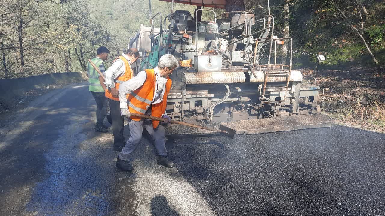 آغاز اجرای فاز سوم پروژه روکش آسفالت محور اسالم به خلخال