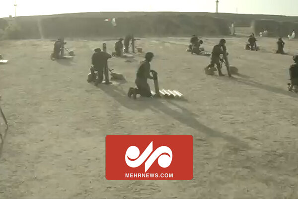 تصاویری از خمپاره‌بارانِ نظامیان صهیونیست توسط رزمندگان القسام