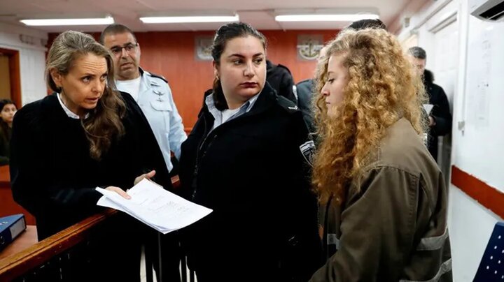 «عهد التمیمی» دختر مبارز فلسطینی بازداشت شد