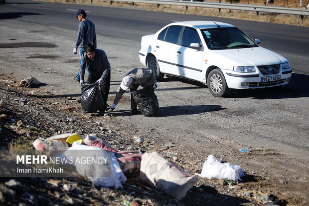 آیین پاکسازی مبادی ورودی همدان