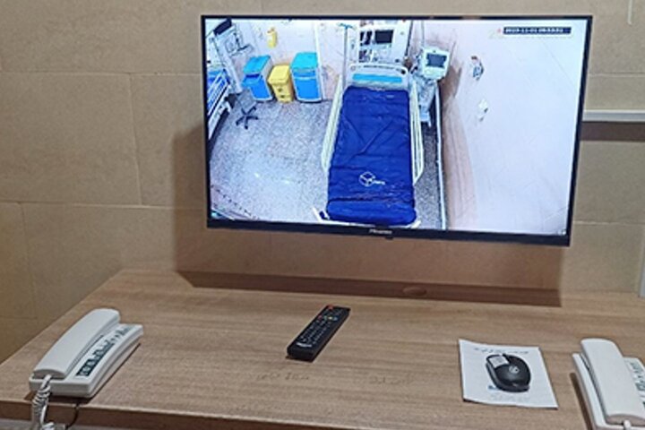 اجرای طرح ملاقات غیرحضوری بیماران بخش های ویژه بیمارستان برازجان اجرای طرح ملاقات غیرحضوری بیماران بخش های ویژه بیمارستان برازجان